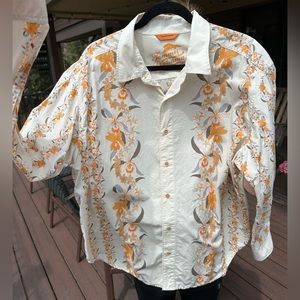 Tommy Bahama long sleeved floral shirt
